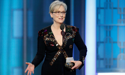 Gråtkvalt Meryl Streep sparket mot Trump fra scenen - så svarte han